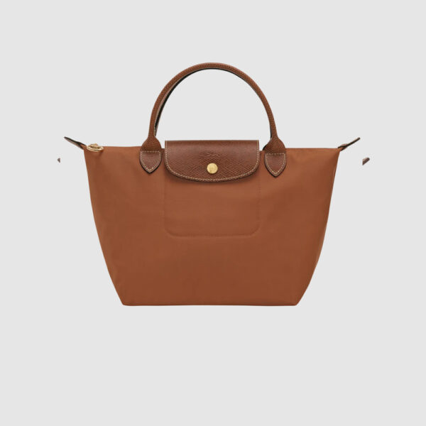 Longchamp QD nắp nâu M/L Cognac